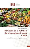 Promotion de la Nutrition Dans Les Écoles Primaires d'Haiti