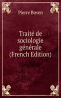 TRAIT   DE SOCIOLOGIE G  N  RALE FRENCH