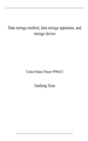 Data storage method, data storage apparatus, and storage device