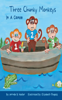 Three Chunky Monkeys: In A Canoe