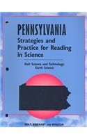 Pennsylvania Strategies and Practice for Reading in Science: Holt Science and Technology: Earth Science