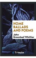 HOME BALLADS AND POEMS