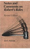 Notes and Comments on Robert's Rules