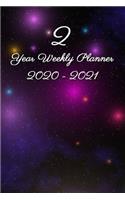 2 Year Weekly Planner 2020 - 2021