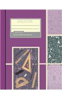 Graph Paper Notebook: Quad Ruled, Grid Paper Notebook, Graph Paper Composition Books (Large 8.5" x 11") Plum