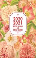 2020-2021 Monthly Calendar And Weekly Planner