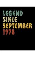 Legend Since September 1978