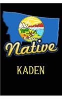 Montana Native Kaden: College Ruled Composition Book