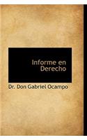 Informe En Derecho