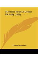 Memoire Pour Le Comte De Lally (1766)