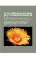 United Kingdom Parliamentary Constituencies Disestablished in 1974: Windsor, Paddington South, Paddington North, Sedgefield, Brixton, Horsham(English)