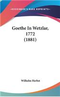 Goethe in Wetzlar, 1772 (1881)