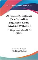 Abriss Der Geschichte Des Grenadier-Regiments Konig Friedrich Wilhelm I