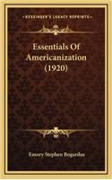 Essentials of Americanization (1920)