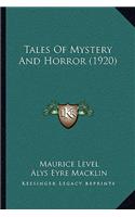 Tales Of Mystery And Horror (1920)