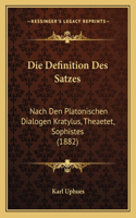Die Definition Des Satzes
