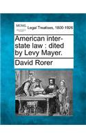 American Inter-State Law