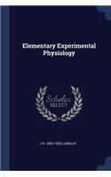 Elementary Experimental Physiology