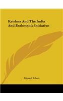 Krishna And The India And Brahmanic Initiation