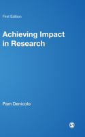 Achieving Impact in Research