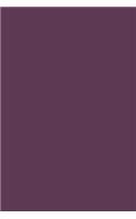Journal Byzantium Purple Color Simple Plain Purple