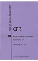 Code of Federal Regulations Title 40, Protection of Environment, Parts 400-424, 2014