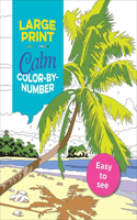 Large Print Calm Color-By-Number: (Color-By-Number)