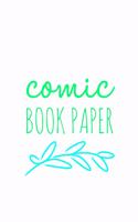 Comic Book Paper