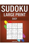 Sudoku Large Print Easy: 250 Large Print Easy to Solve Sudokus with Solutions