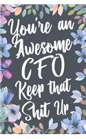 You're An Awesome CFO Keep That Shit Up