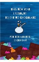 This New Year I Resolve To Eat No Chocolate