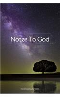 Notes To God Prayer Journal Notebook