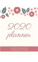 2020 Planner Weekly and Monthly Calendar and Goals: Autumn Theme For To-Do List, Appointment Journal and Academic Agenda Schedule Organizer January - December 2020 Best Holiday Gift Idea