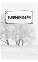 Turkmenistan: Ruled Travel Diary Notebook or Journey Journal - Lined Trip Pocketbook for Men and Women with Lines