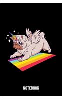 Notebook: Pug Notebook Blank Line Do Lover Journal Lined with Lines 6x9 120 Pages Checklist Record Book Cute Funny Dog Lovers Take Notes Gift for Dog Owner Pe