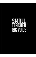 Small Teacher Big Voice