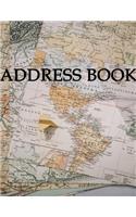ADDRESS BOOK - NOTEBOOK 8.5 x 11 Inch Alphabetical Organizer Journal Notebook Book With Tabs For Recording Contact Address, Phone Numbers and Emails (Large Print Address Books)