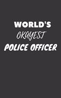 Police Officer Notebook: Lined Journal, 120 Pages, 6 x 9, Funny Dream Job, Starting New Career Gag Gift Journal Matte Finish