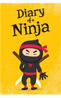 Diary of a Ninja: Creative Writing Drawing Journal for Kids - Notebook for Boys