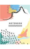 Notebooks: Grid Notebook, 8.5 x 11 Large, 100 pages