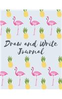 Draw And Write Journal: Composition Notebook Wide Ruled Story Journal Picture Space V11