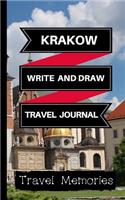 Krakow Write and Draw Travel Journal