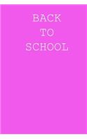 Back to school: Blank lined journal notepad for kids, boys, girls, students, teachers and for work; Great gift.