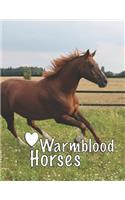 Warmblood Horses: My Horse Show Journal with Prompts Keep Records of Your Horse Show Adventures Unique Gift for Woman Girls Boys and Men 8.5 X 11 112 Pages