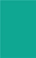 Persian Green 101 - Lined Notebook: 101 Pages, Medium Ruled, 5 x 8 Journal, Soft Cover