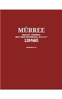 Murree Bullet Journal, Brownsville, Dot Grid Notebook, 8.5