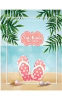 Notebook Dot-Grid: Summer Aloha Cover: Notebook For Journaling, Doodling, Creative Writing, School Notes, and Capturing Ideas,120 Dot-Grid pages, 8.5" x 11"