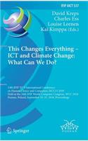 This Changes Everything - Ict and Climate Change: What Can We Do?