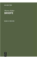 Briefe, Band 4, Briefe (1810-1811)