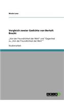 Vergleich zweier Gedichte von Bertolt Brecht
